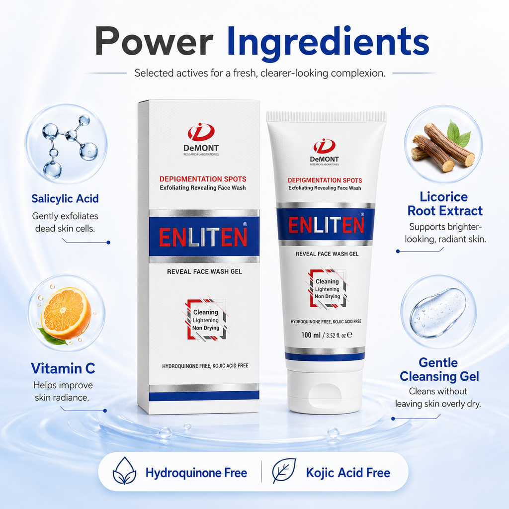 ENLITEN Reveal Face Wash Gel – Depigmentation Spots | 100ml